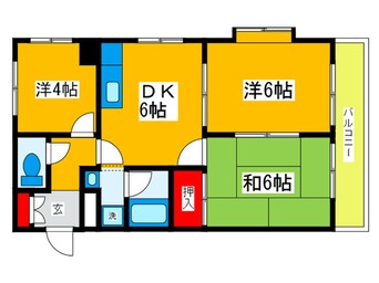 間取図 メゾン岩崎