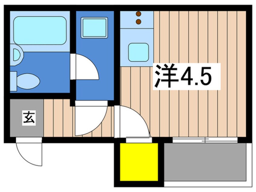 間取図 サンステージ蒔田C棟