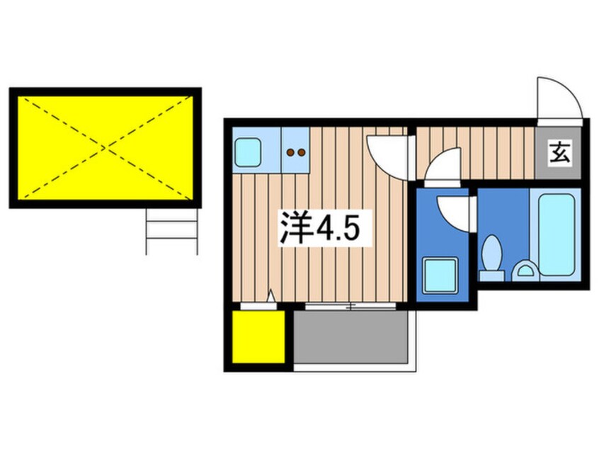 間取図 サンステージ蒔田C棟