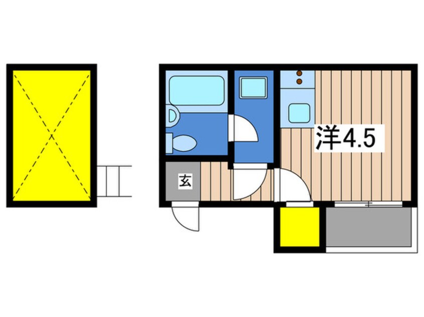 間取図 サンステージ蒔田C棟