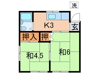 間取図 サマ－ハイツ