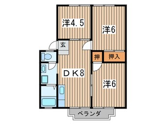 間取図 ウィンディア湘南Ｃ