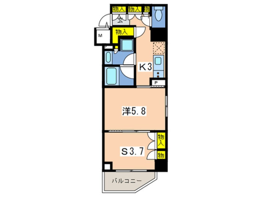 間取図 ザ・パークハビオ横浜山手