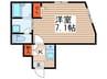 BJ東中野 1Kの間取り