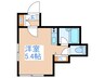 コ－ポKC 1Rの間取り