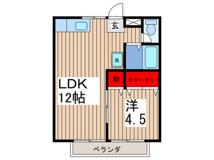 間取図 ハイムエル