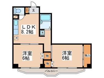 間取図 パークシティ上北沢