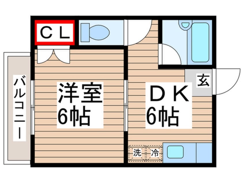 間取図 アスール・レイ南流山
