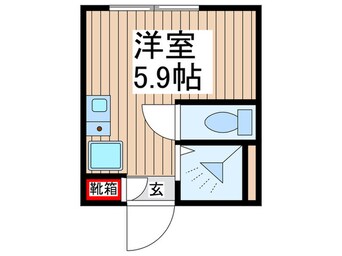 間取図 ヴェルデ西小岩