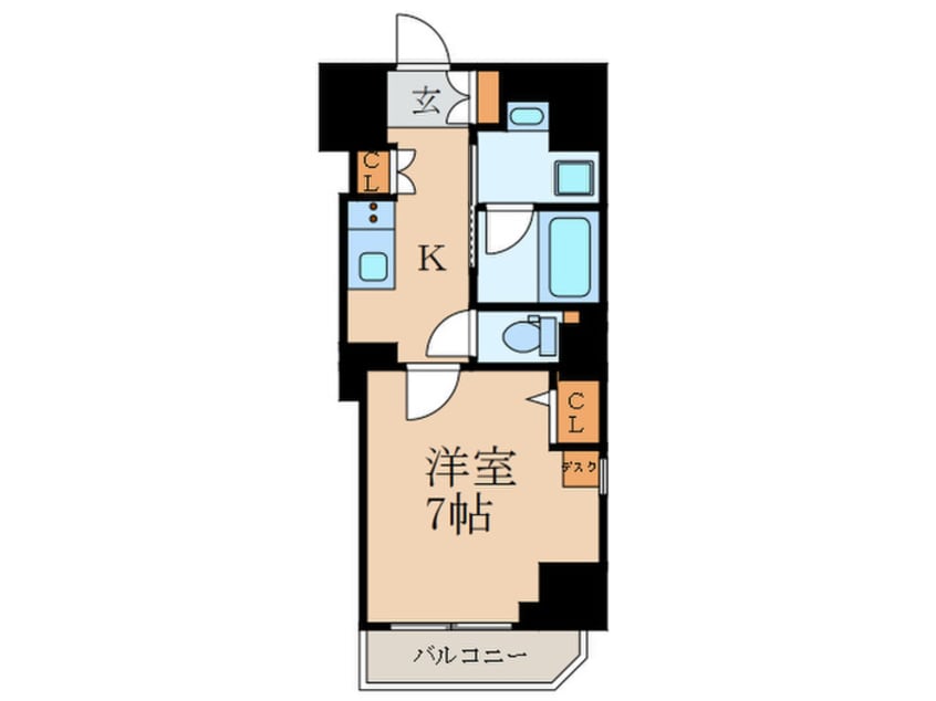 間取図 La Douceur中落合