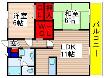 間取図 ワイ・エム弐番館