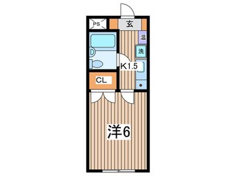 間取図 パ－クハイツ平塚