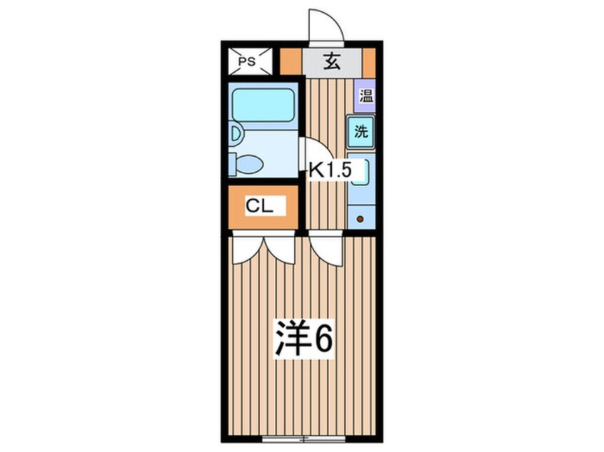 間取図 パ－クハイツ平塚