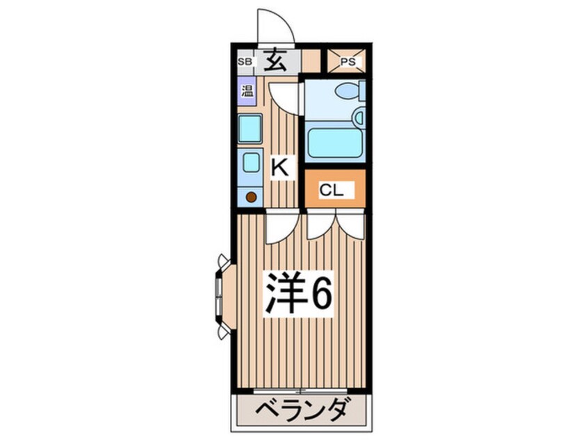 間取図 パ－クハイツ平塚