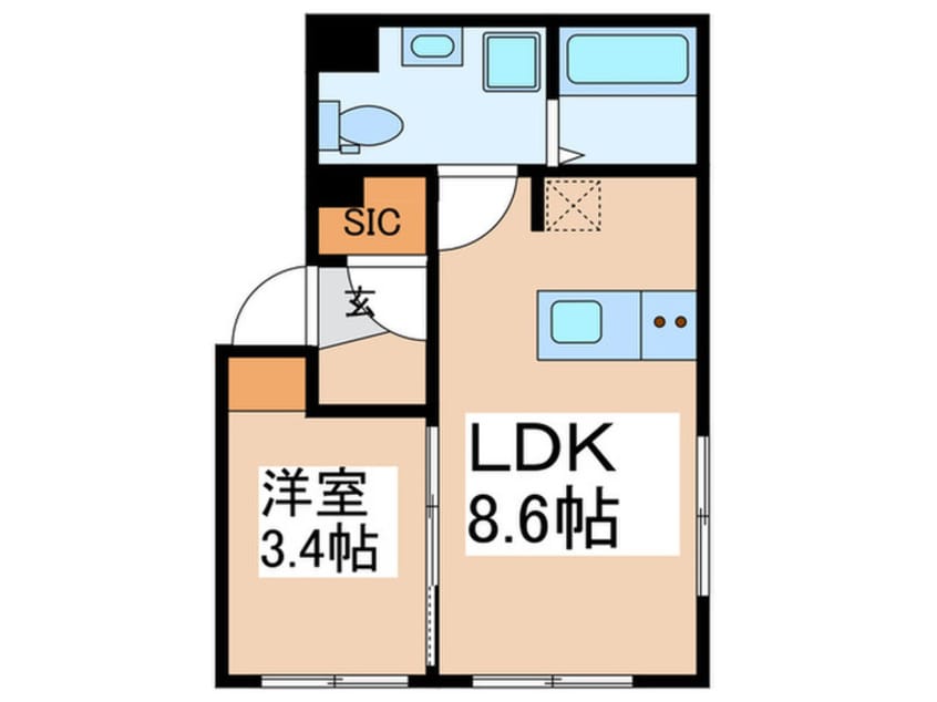 間取図 CASA　PIAZZA　浅草本所