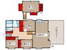 宝来戸建 4LDKの間取り