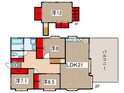 宝来戸建の間取図