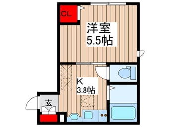 間取図 パステール・グランおゆみ野