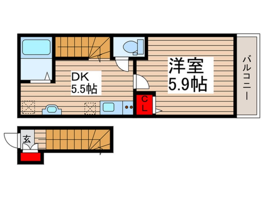 間取図 パステール・グランおゆみ野
