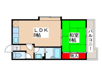 間取図 リバーストンハイツ