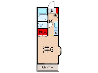 間取図 グリ－ンタウン３