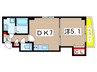 Sugar　Hill 1DKの間取り