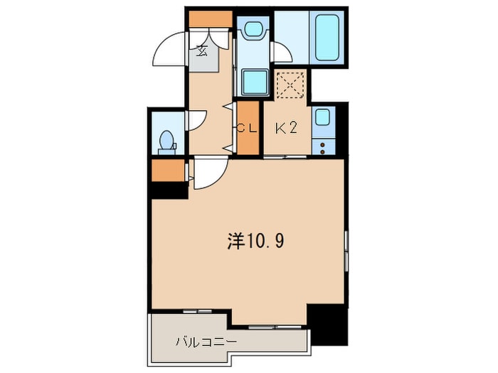 間取り図 グランド・ガーラ麻布十番(1005)