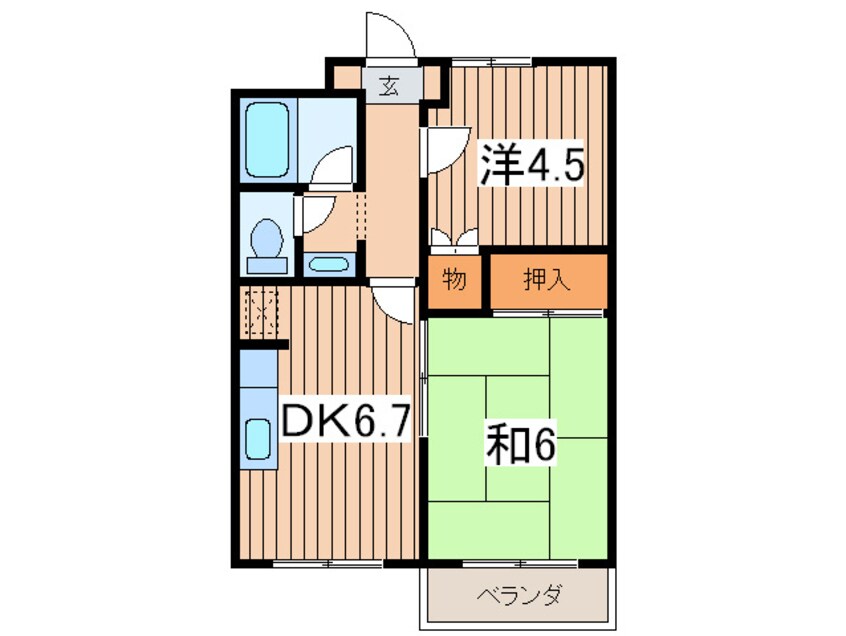 間取図 ソフィアつきみ野