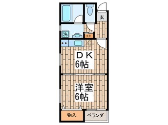 間取図 ｼｬﾄﾚ山王ﾋﾞﾙ(304)(305)(306)