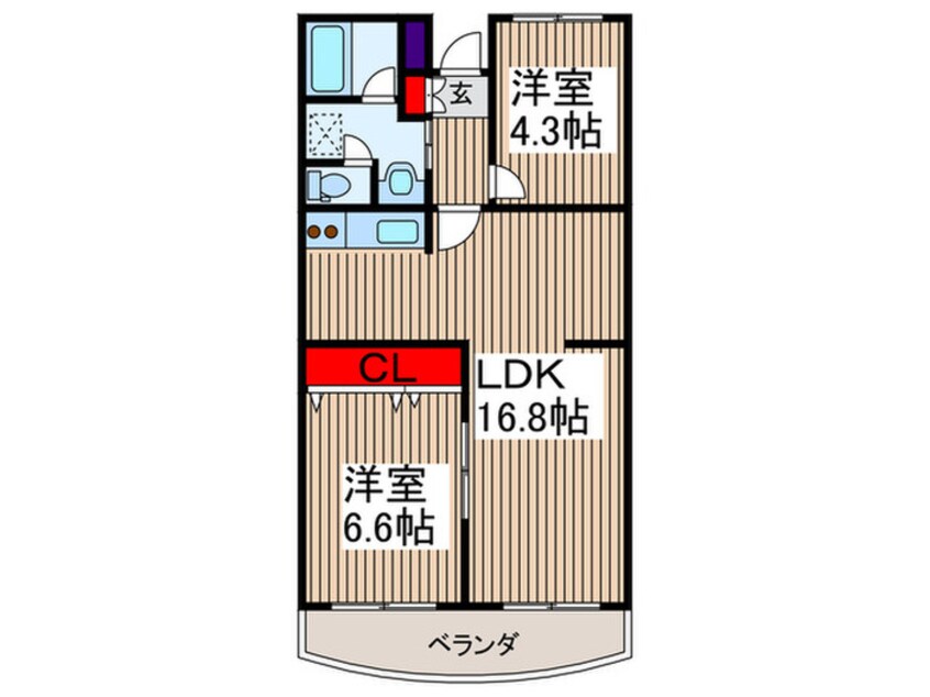 間取図 セントエルモ武蔵浦和