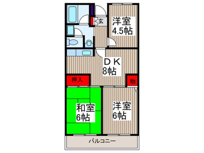 間取図 セントエルモ武蔵浦和