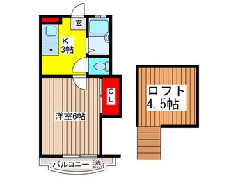 間取図 ホワイトキャッスル萩山