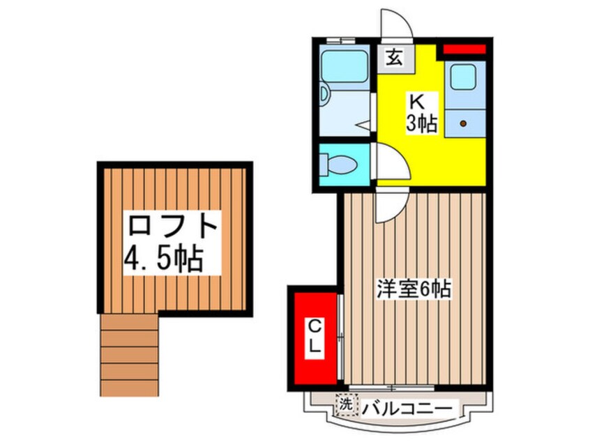 間取図 ホワイトキャッスル萩山