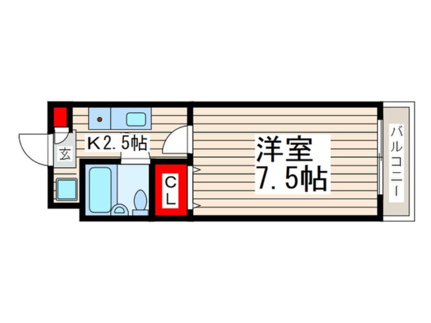 間取図 レジデンス東葛西