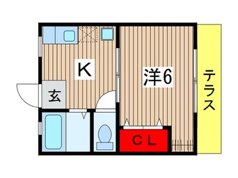 間取図 シティハイム穴川