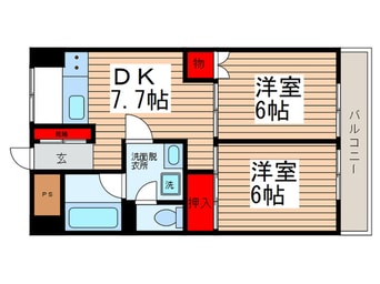 間取図 プリヴェール末広