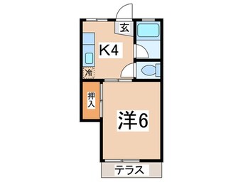 間取図 コ－ポ吉川