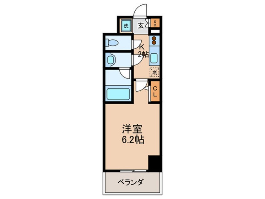 間取図 KDXレジデンス多摩川