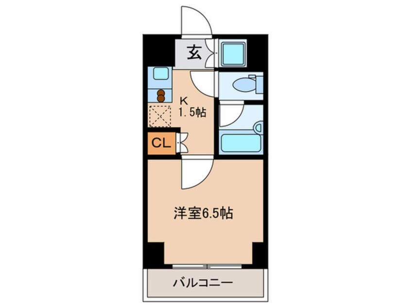 間取図 ル－ブル大井町参番館(302)