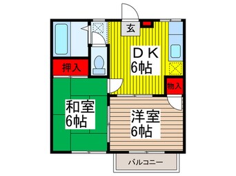 間取図 コートハウス　南平　Ｂ棟