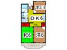 西野台ガーデニア 3DKの間取り