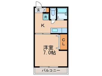 間取図 シャトレーヌ山六