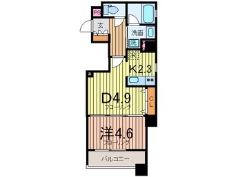 間取図 クリオ戸越銀座壱番館