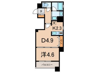 間取図 クリオ戸越銀座壱番館