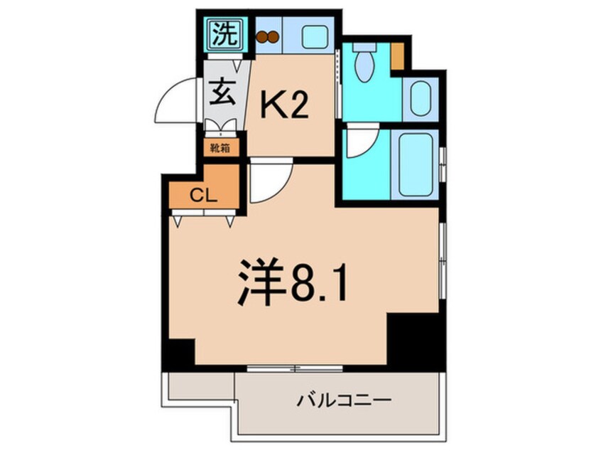 間取図 クリオ戸越銀座壱番館