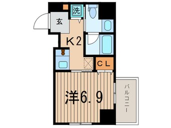 間取図 クリオ戸越銀座弐番館