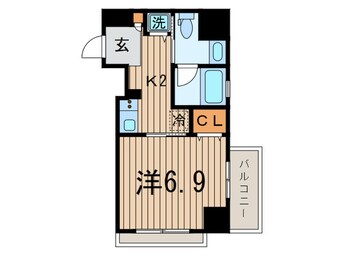 間取図 クリオ戸越銀座弐番館