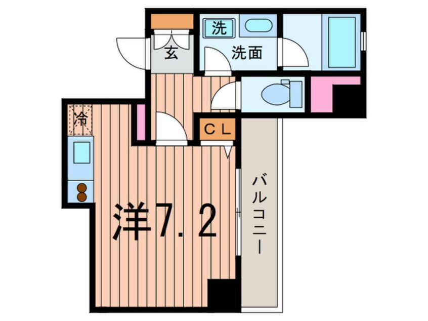 間取図 クリオ戸越銀座弐番館