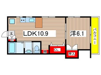 間取図 公園通り１号館わんわん