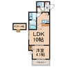 カサグランデⅥ 1LDKの間取り